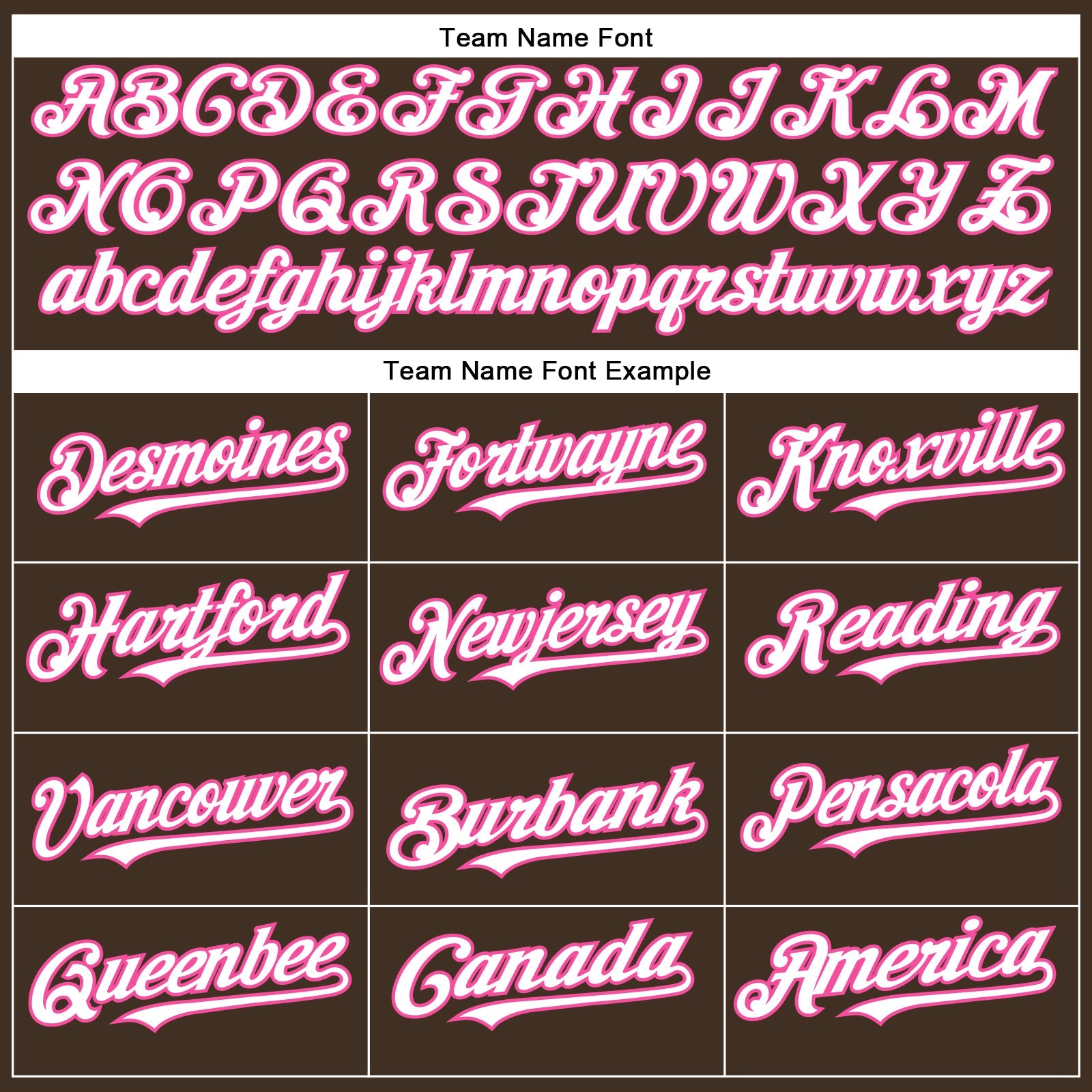 Custom Brown White-Pink Authentic Baseball Jersey view 4
