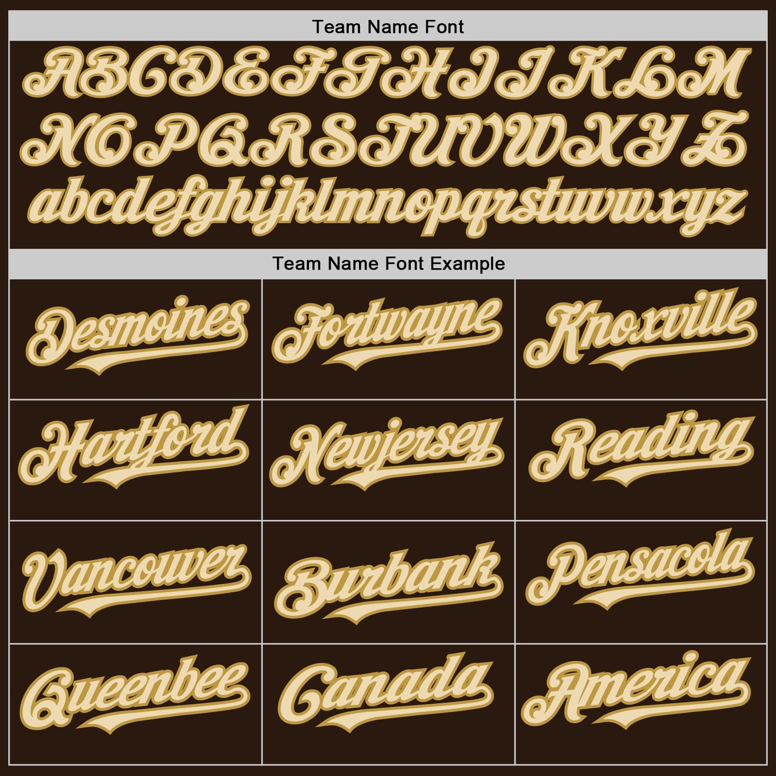 Custom Brown Cream-Old Gold Authentic Baseball Jersey view 4