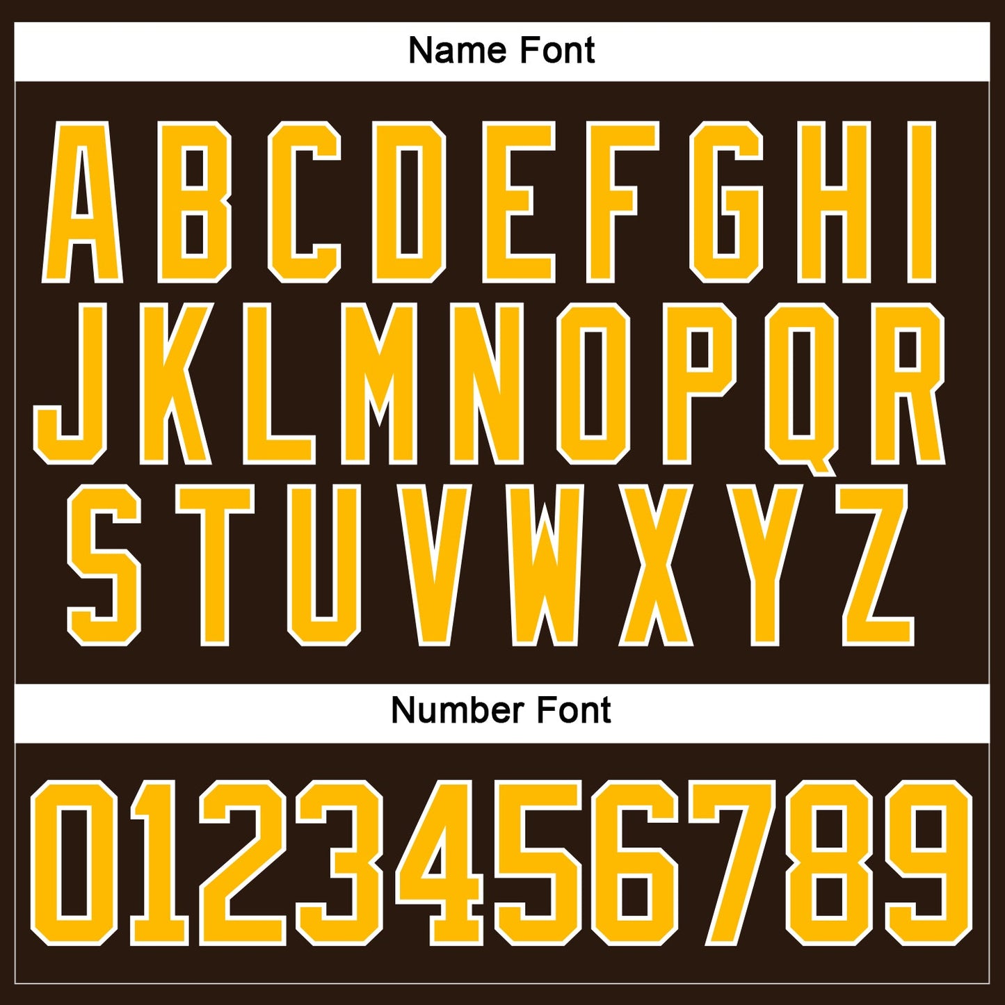 Custom Brown Gold-White Hockey Lace Neck Jersey view 5