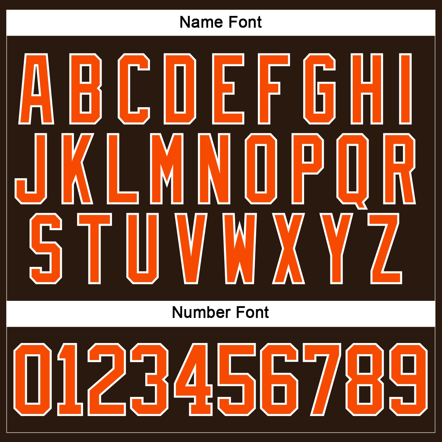 Custom Brown Orange-White Hockey Lace Neck Jersey view 5