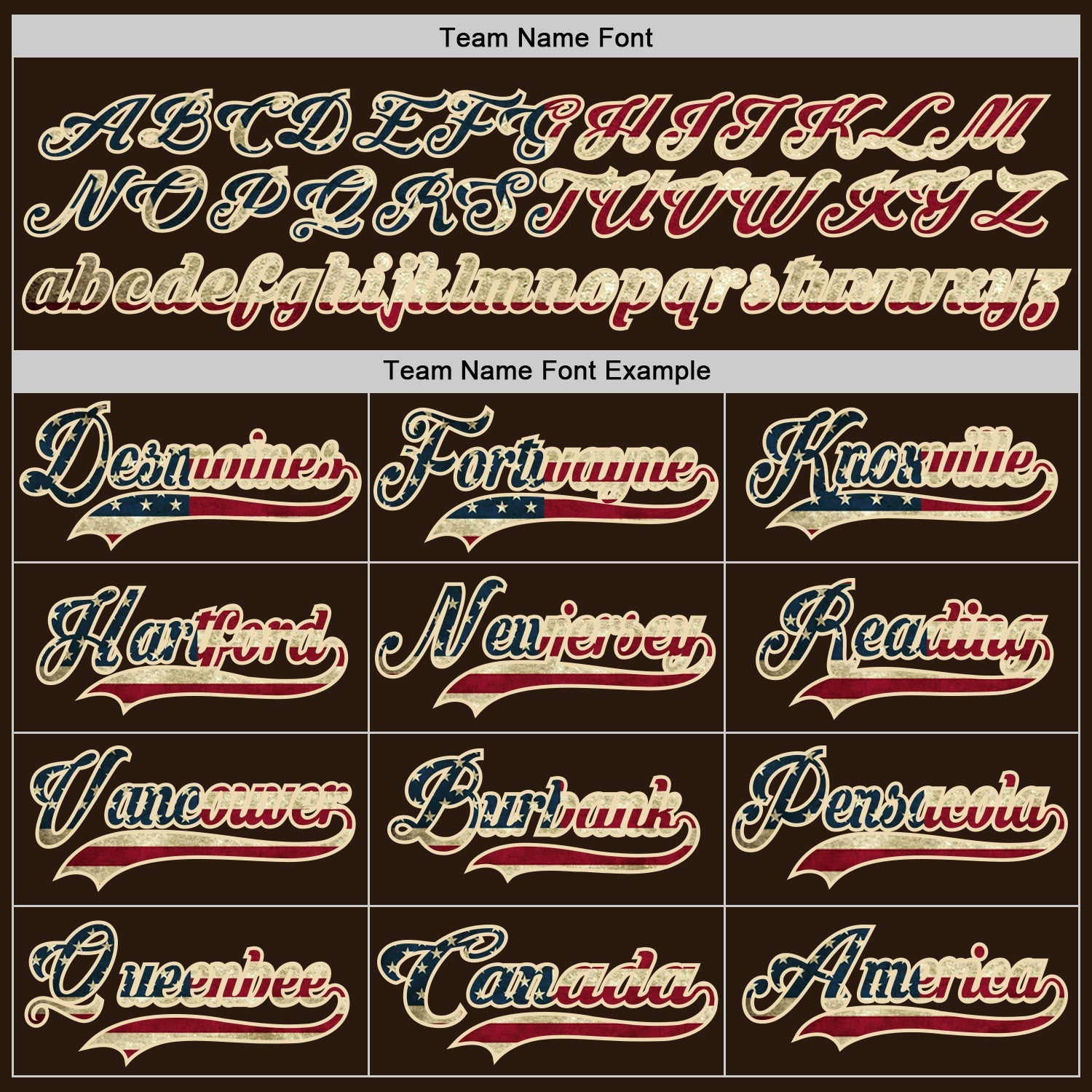 Custom Brown Vintage USA Flag Cream-Red Hockey Lace Neck Jersey view 4