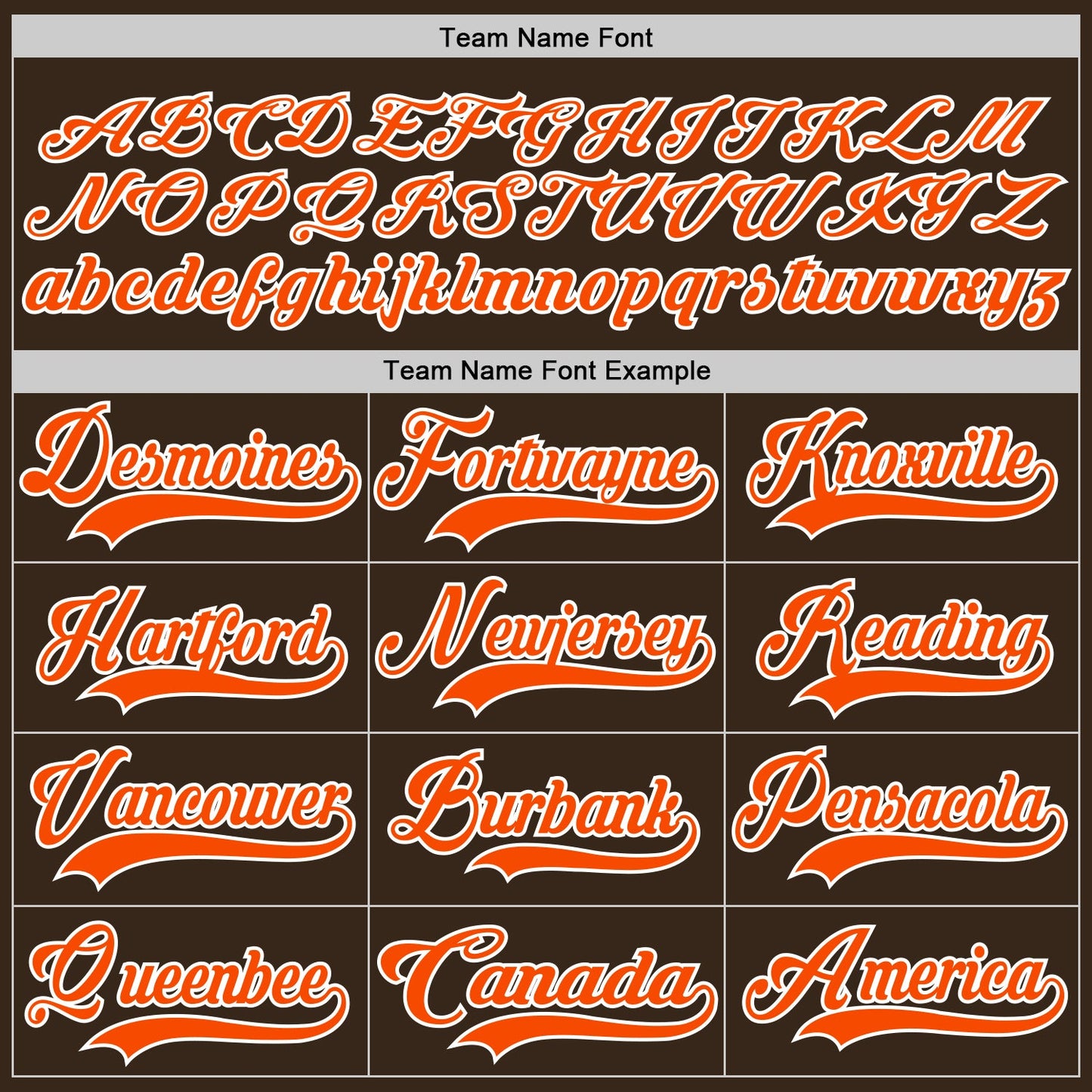 Custom Brown Orange-White Hockey Jersey view 4