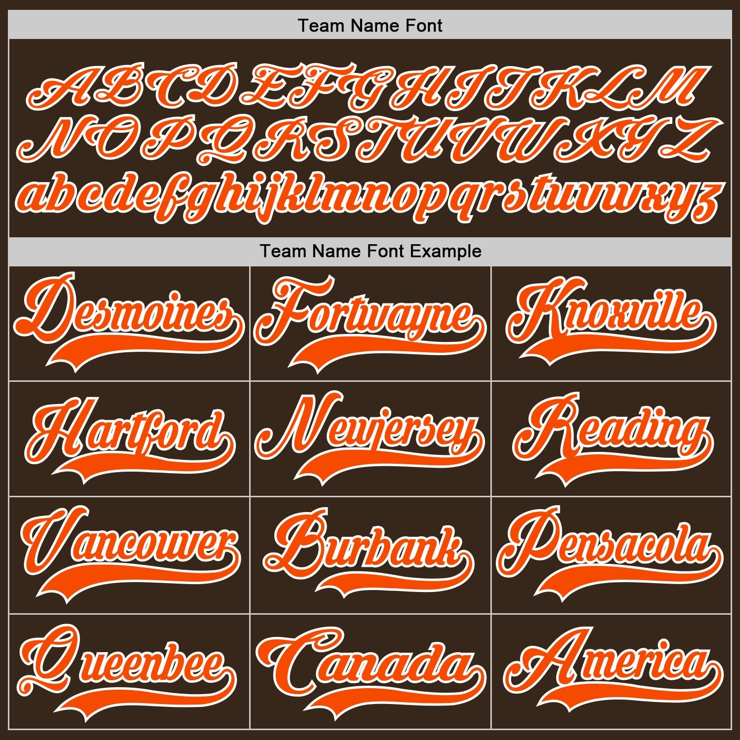 Custom Brown Orange-White Hockey Jersey view 4