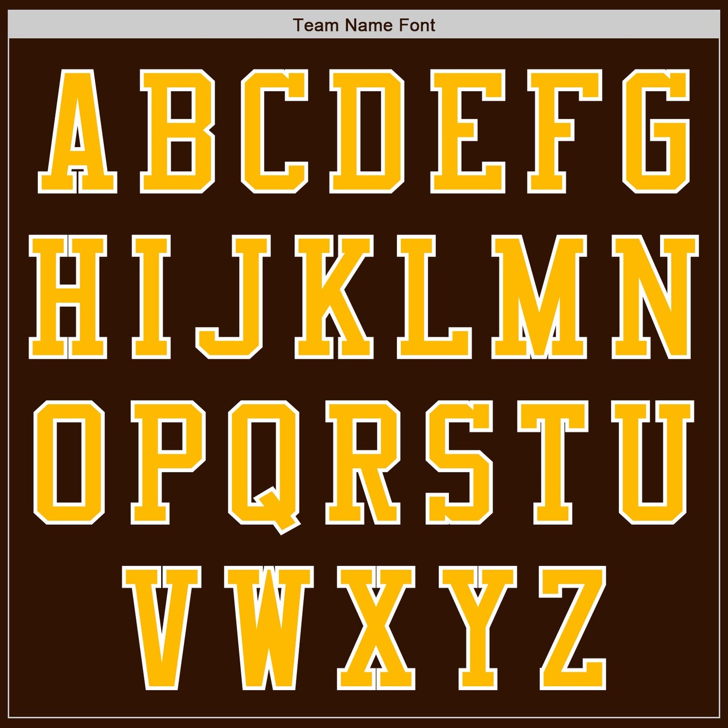 Custom Brown Gold-White Authentic Baseball Jersey view 7