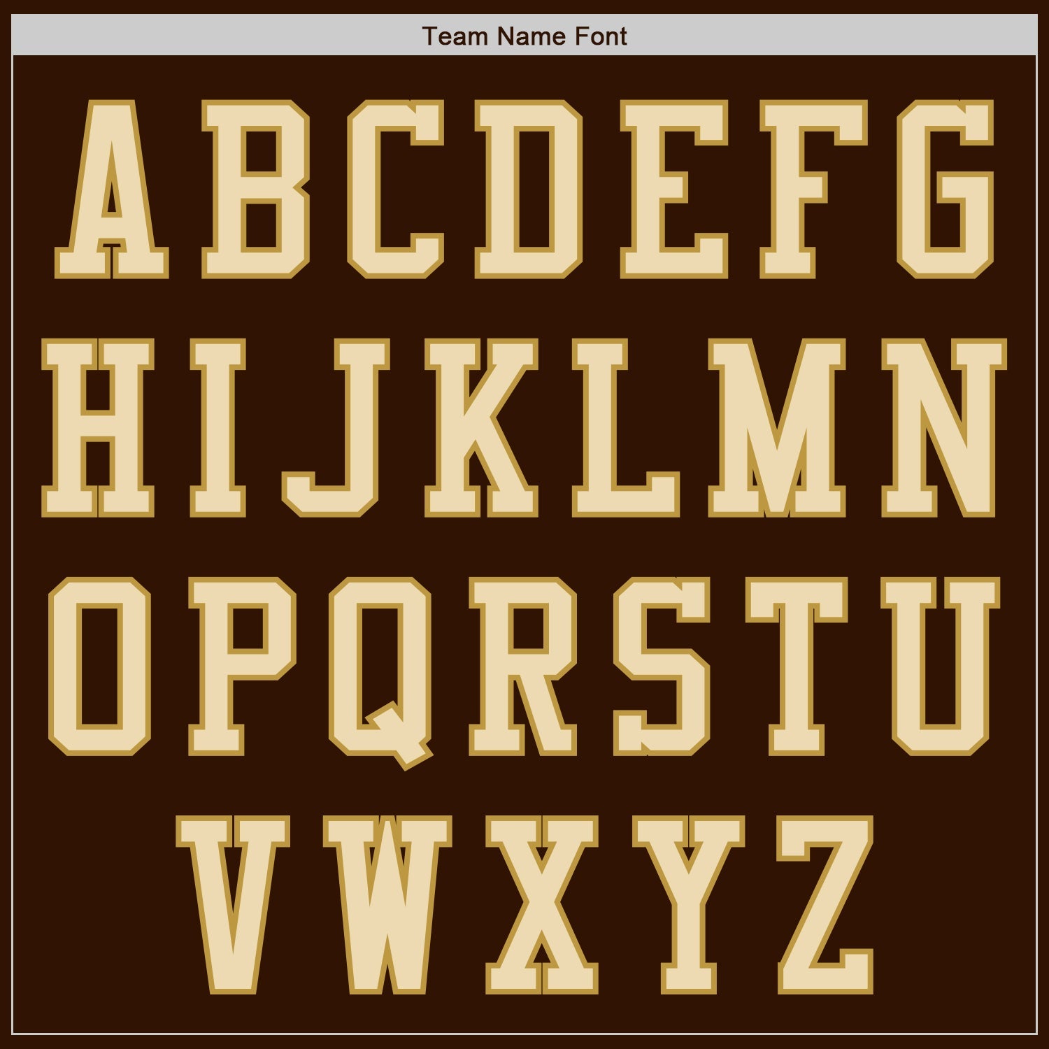 Custom Brown Cream-Old Gold Authentic Baseball Jersey view 7