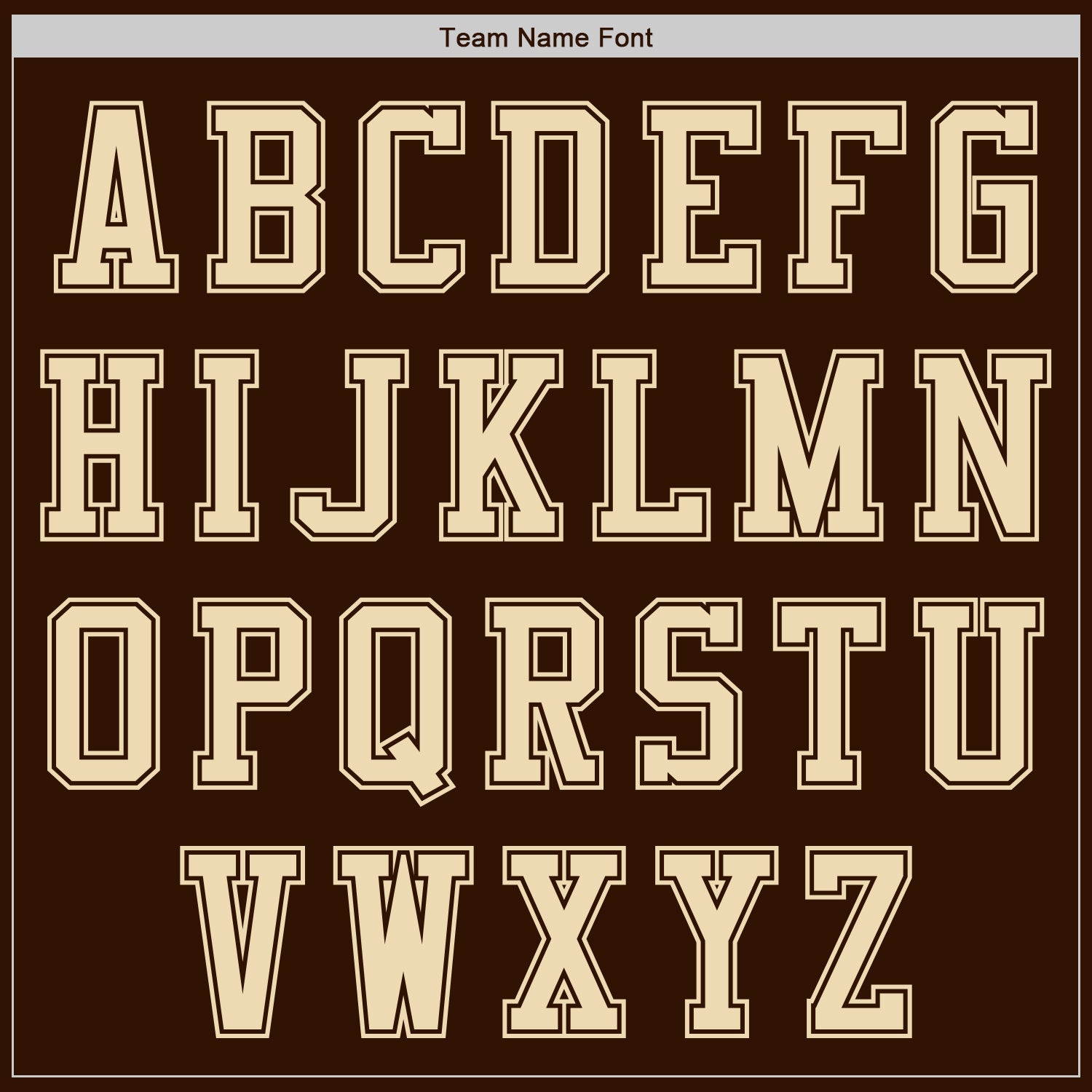Custom Brown Cream Authentic Baseball Jersey view 7