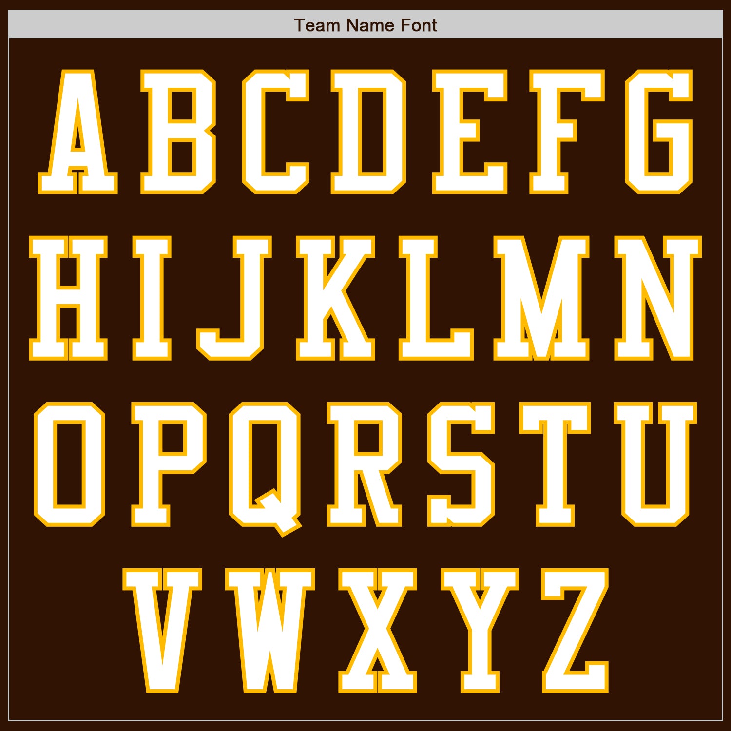 Custom Brown White-Gold Authentic Baseball Jersey view 7