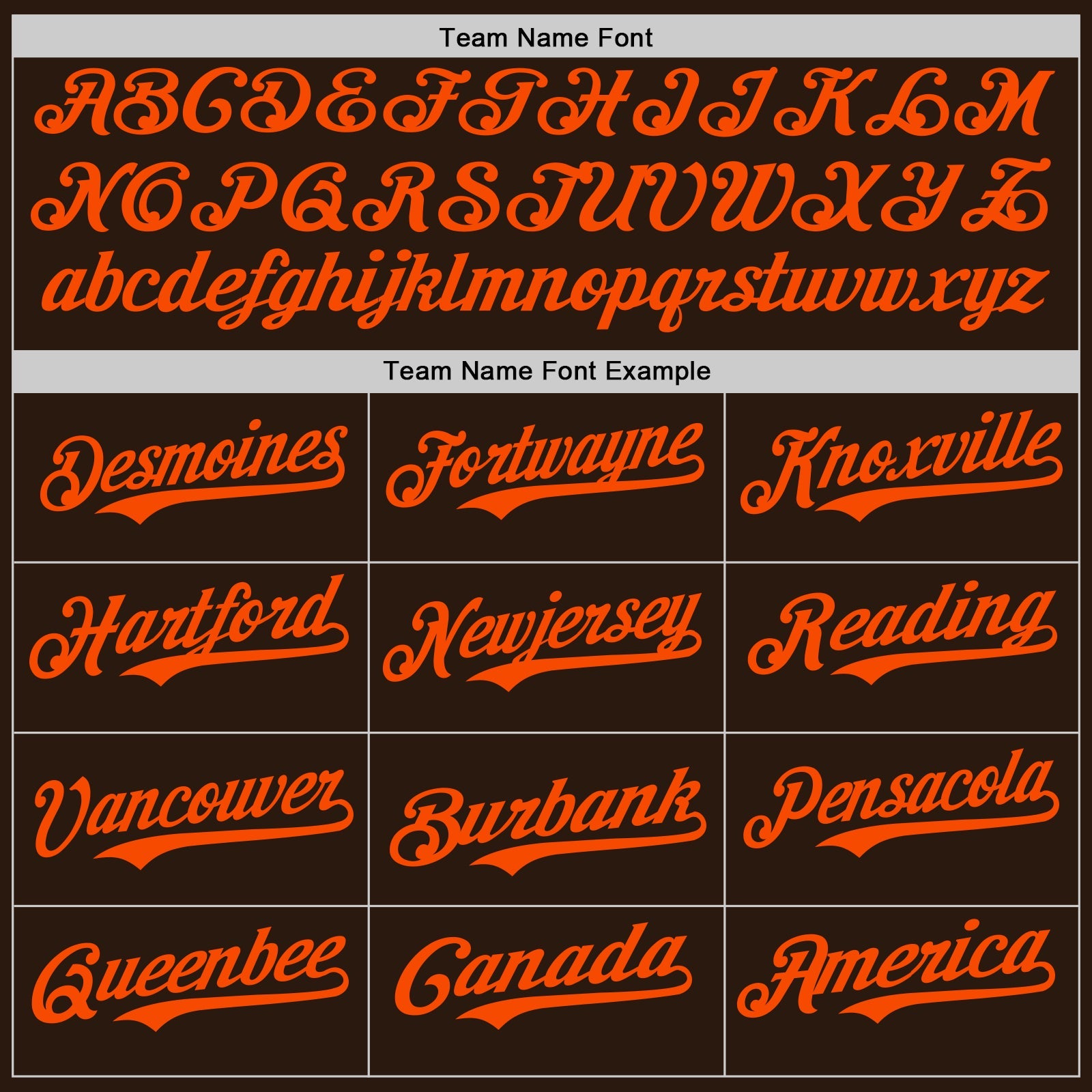 Custom Brown Orange Authentic Baseball Jersey view 4
