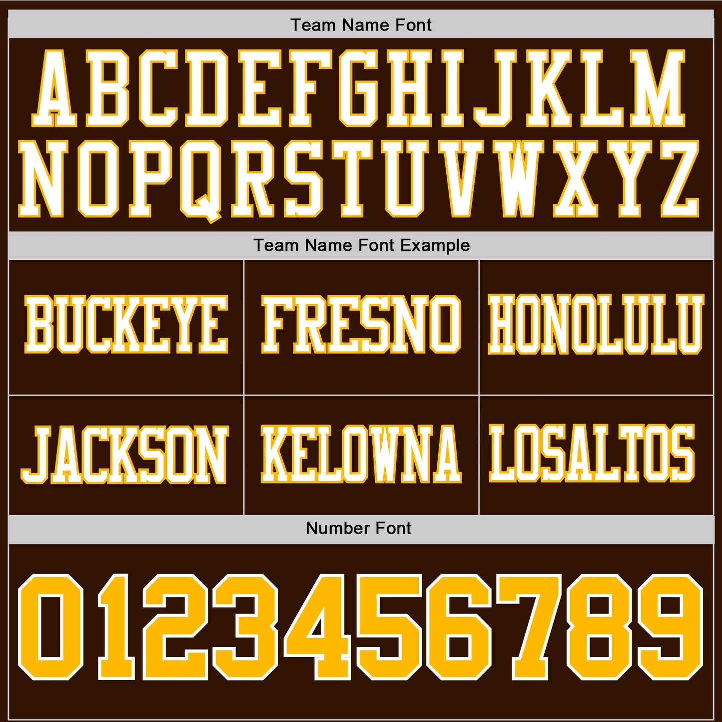 Custom Brown Gold-White Authentic Football Jersey view 4