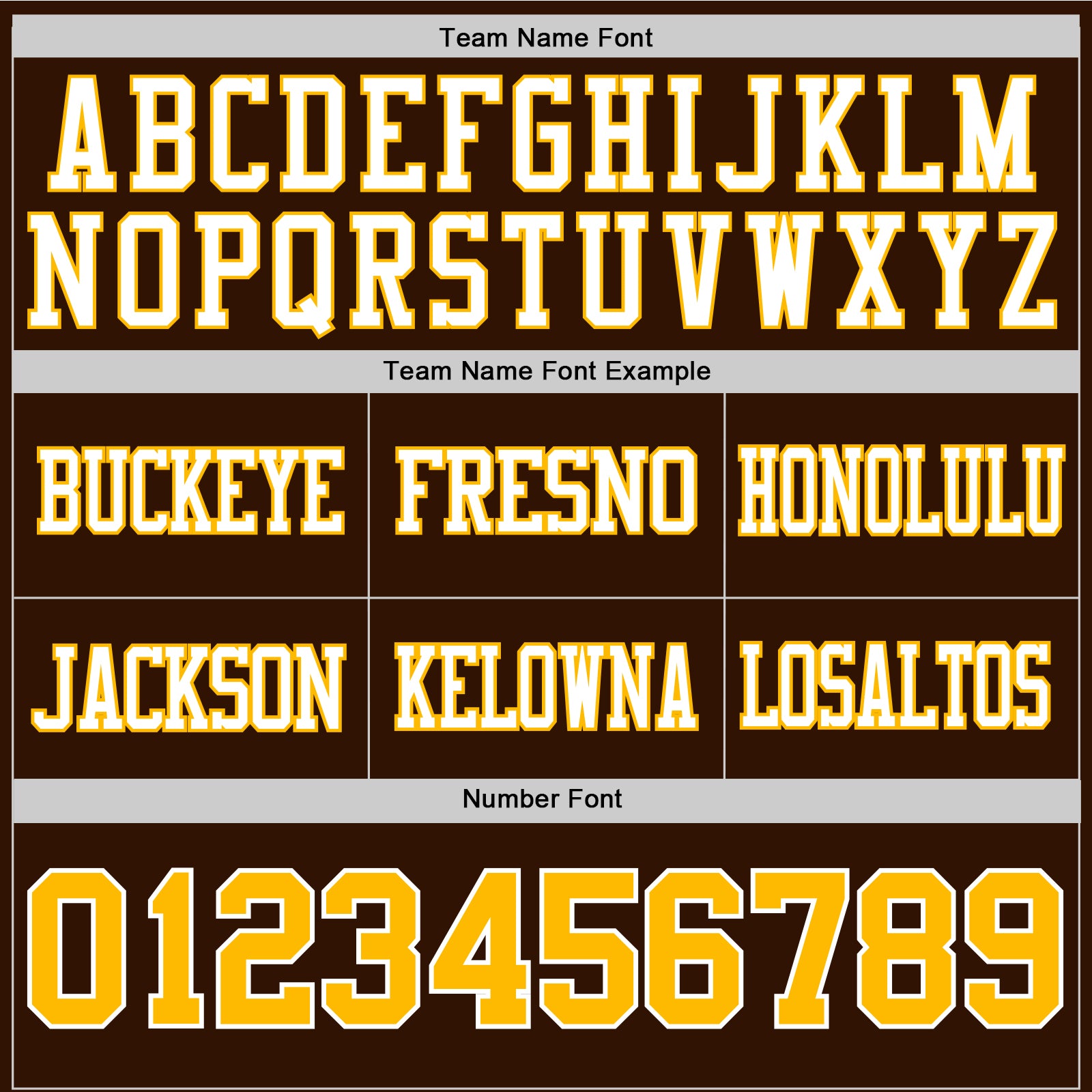 Custom Brown Gold-White Authentic Football Jersey view 4