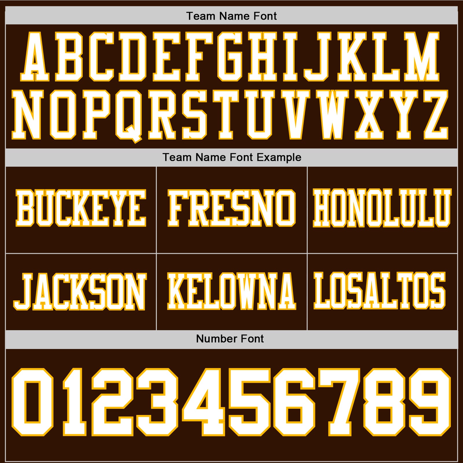 Custom Brown White-Gold Authentic Football Jersey view 4