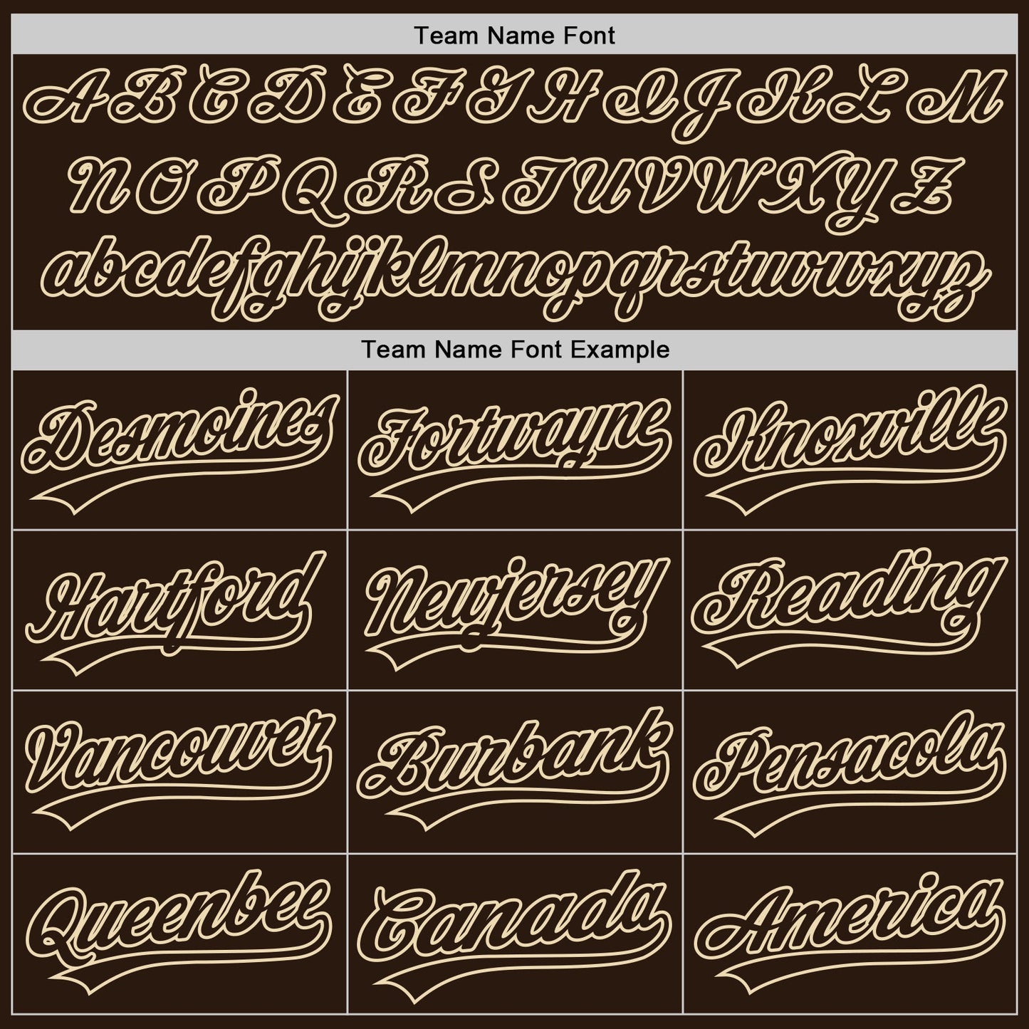 Custom Brown-Cream Authentic Baseball Jersey view 4