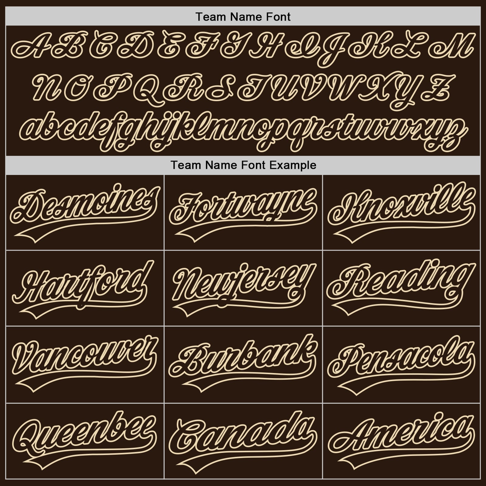 Custom Brown-Cream Authentic Baseball Jersey view 4