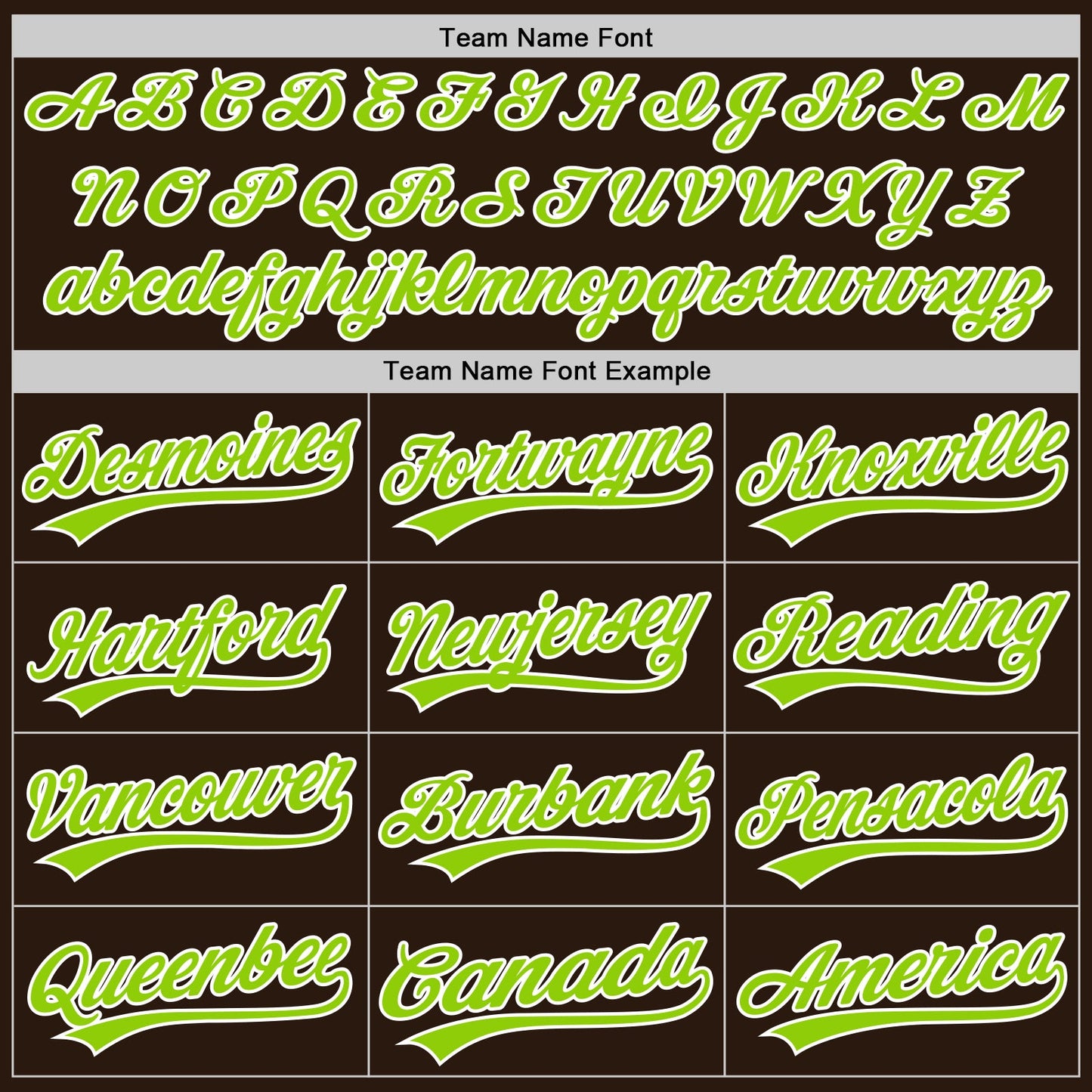 Custom Brown Neon Green-White Authentic Baseball Jersey view 4
