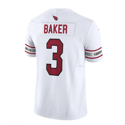 A.Cardinal #3 Budda Baker Vapor F.U.S.E. Limited Jersey - White Stitched American Football Jerseys - Main View
