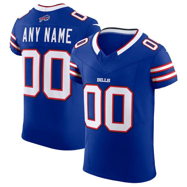 Custom B.Bills Royal Scarlet Vapor F.U.S.E. Elite  Jersey Stitched American Football Jerseys - Main View