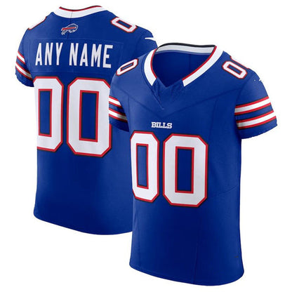 Custom B.Bills Royal Scarlet Vapor F.U.S.E. Elite  Jersey Stitched American Football Jerseys - Main View
