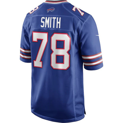B.Bills #78 Bruce Smith Royal Game Retired Player Jersey Stitched American Football Jerseys - Main View