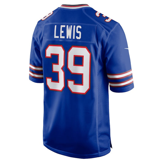 B.Bills #39 Cam Lewis Royal Player Game Jersey Stitched American Football Jerseys - Main View