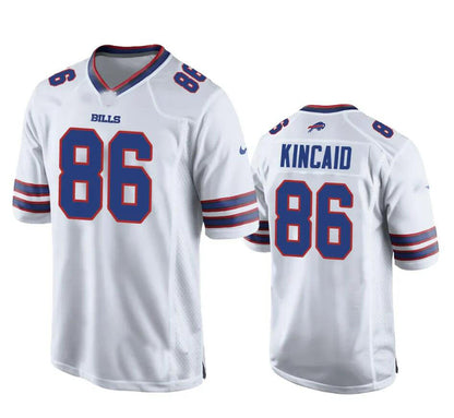 B.Bills #86 Dalton Kincaid Royal 2023 Draft Game Jersey American Stitched Football Jerseys - Main View