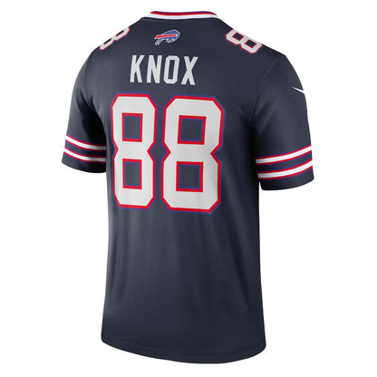 B.Bills #88 Dawson Knox Navy Inverted Legend Jersey Stitched American Football Jerseys - Main View