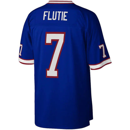 B.Bills #7 Doug Flutie Mitchell & Ness Royal 1998 Legacy Replica Jersey American Stitched Football Jerseys - Main View