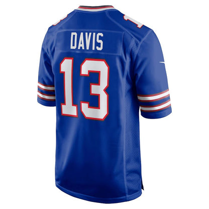 B.Bills #13 Gabriel Davis Royal Team Game Player Jersey American Stitched Football Jerseys - Main View