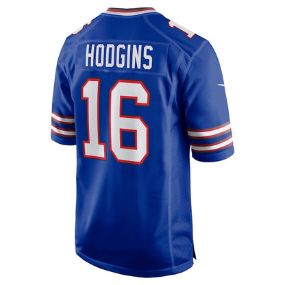 B.Bills #16 Isaiah Hodgins Royal Game Player Jersey American Stitched Football Jerseys - Main View