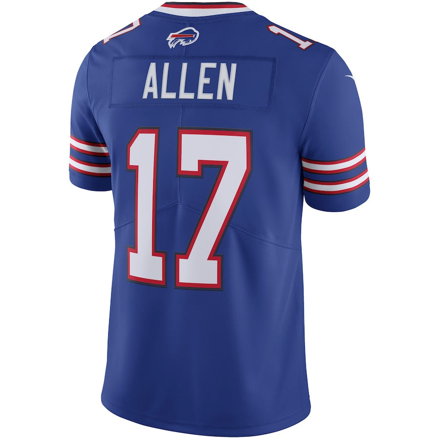 B.Bills #17 Josh Allen Royal Vapor Untouchable Limited Jersey American Stitched Football Jerseys - Main View