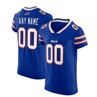 Custom B.Bills Royal Vapor Elite Jersey Stitched Jersey Football Jerseys - Main View