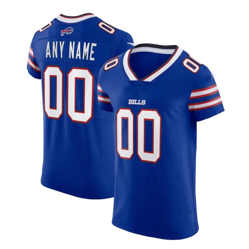 Custom B.Bills Vapor Elite Jersey - Royal American Stitched Football Jerseys - Main View