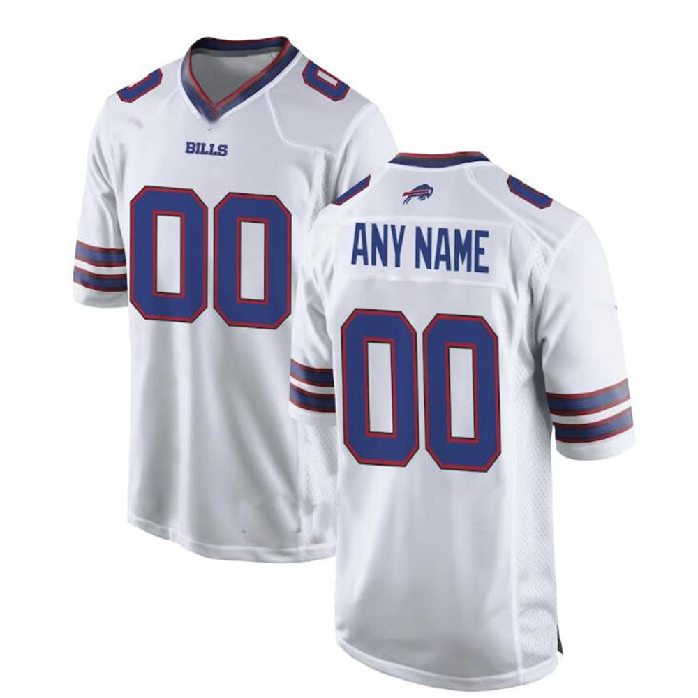 Custom B.Bills Royal Vapor Elite Jersey Stitched Jersey Football Jerseys - Main View