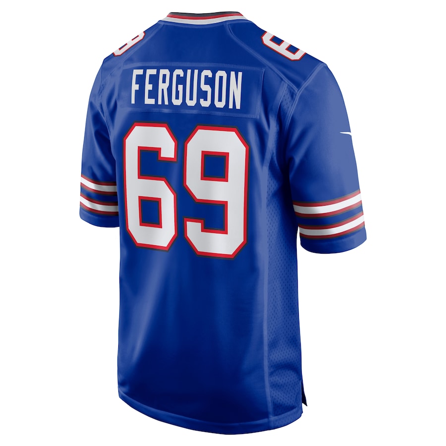 B.Bills #69 Reid Ferguson Royal Game Player Jersey American Stitched Football Jerseys - Main View