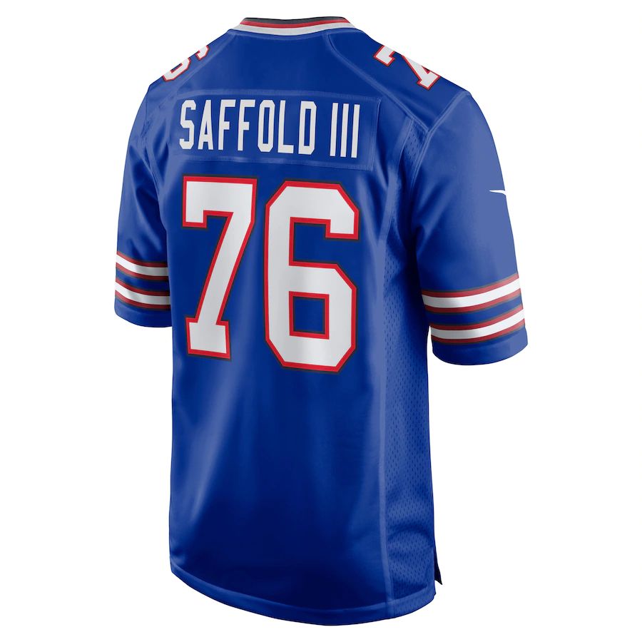 B.Bills #76 Rodger Saffold Royal Game Jersey American Stitched Football Jerseys - Main View