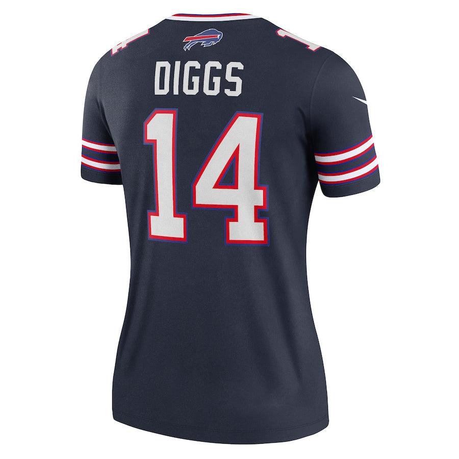 B.Bills #14 Stefon Diggs Navy Inverted Legend Jersey American Stitched Football Jerseys - Main View