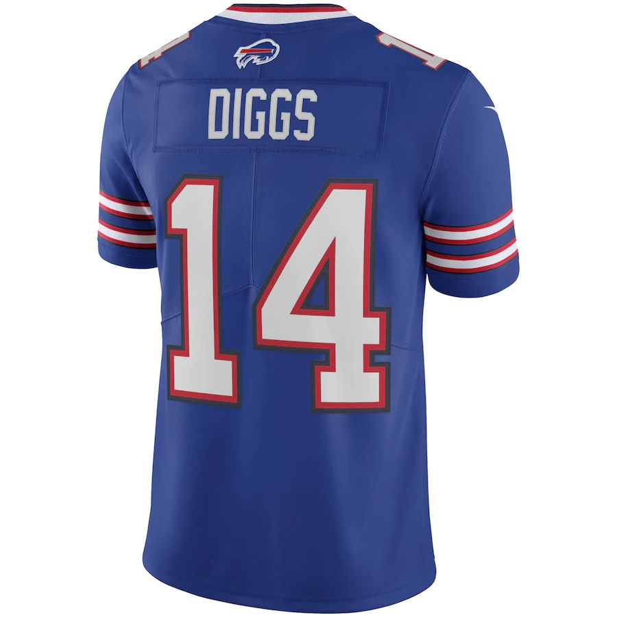 B.Bills #14 Stefon Diggs Royal Vapor Limited Jersey American Stitched Football Jerseys - Main View