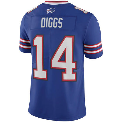 B.Bills #14 Stefon Diggs Royal Vapor Limited Jersey American Stitched Football Jerseys - Main View