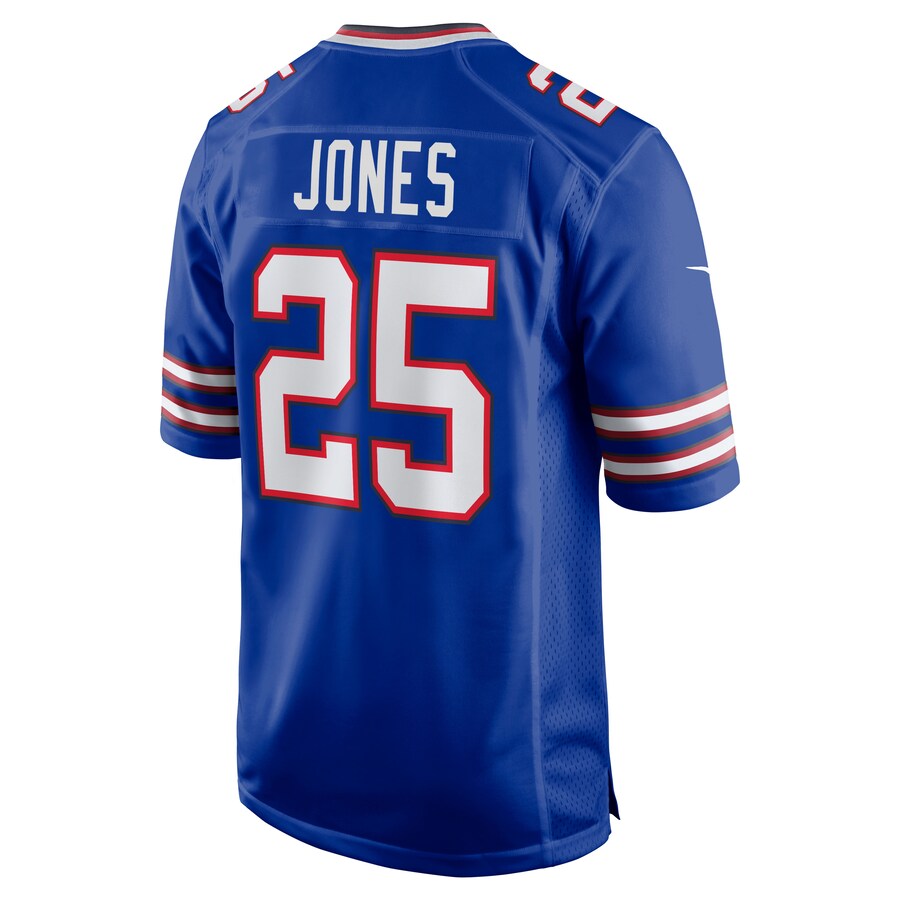 B.Bills #25 Taiwan Jones Royal Game Player Jersey American Stitched Football Jerseys - Main View