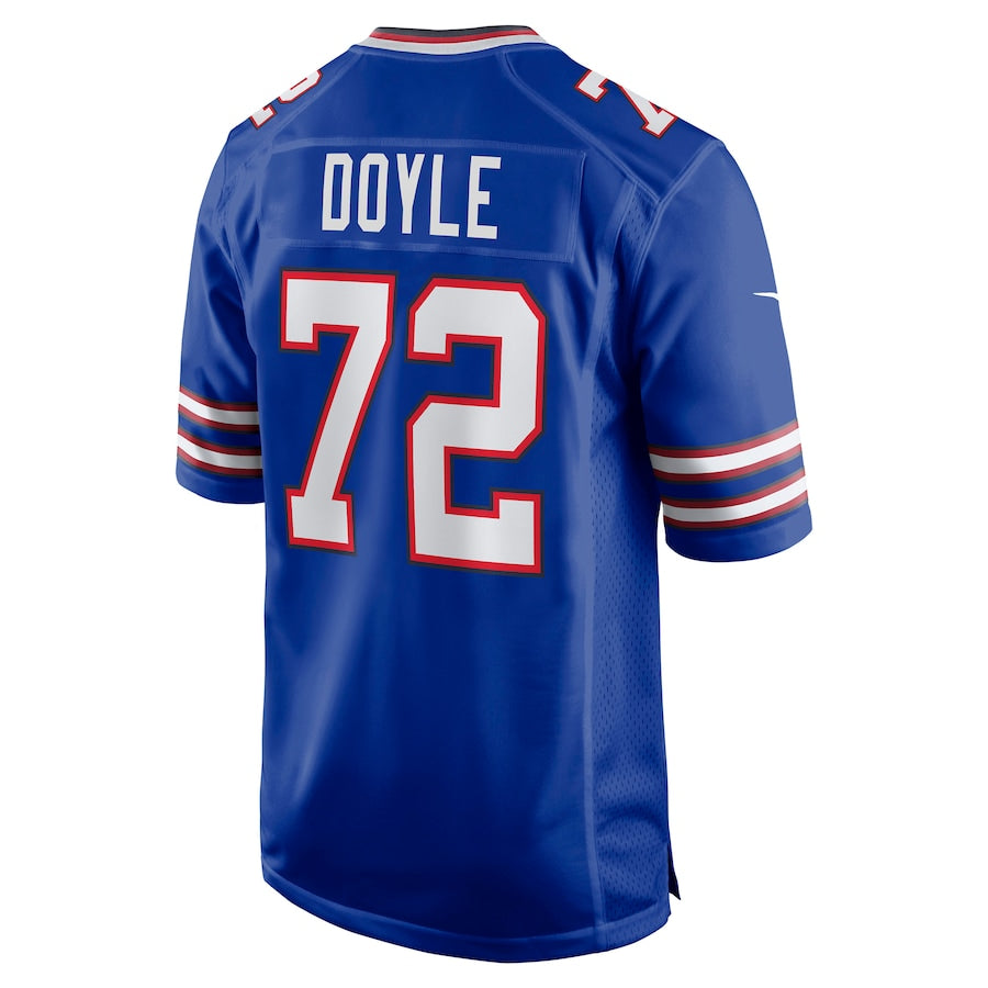 B.Bills #72 Tommy Doyle Royal Game Player Jersey American Stitched Football Jerseys - Main View