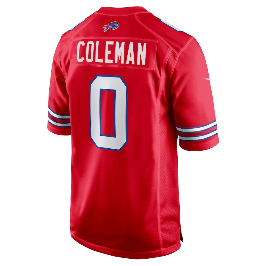 B.Bills #0 Keon Coleman 2024 Draft Player Game Jersey - Red American Football Jerseys - Main View