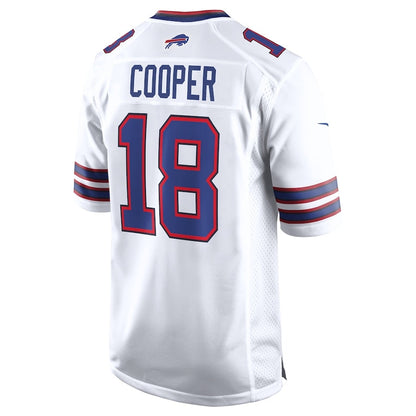 B.Bills #18 Amari Cooper White 2nd Alternate Game American Football Jerseys - Main View