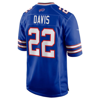 B.Bills #22 Ray Davis Game Jersey - Royal Football Jerseys - Main View