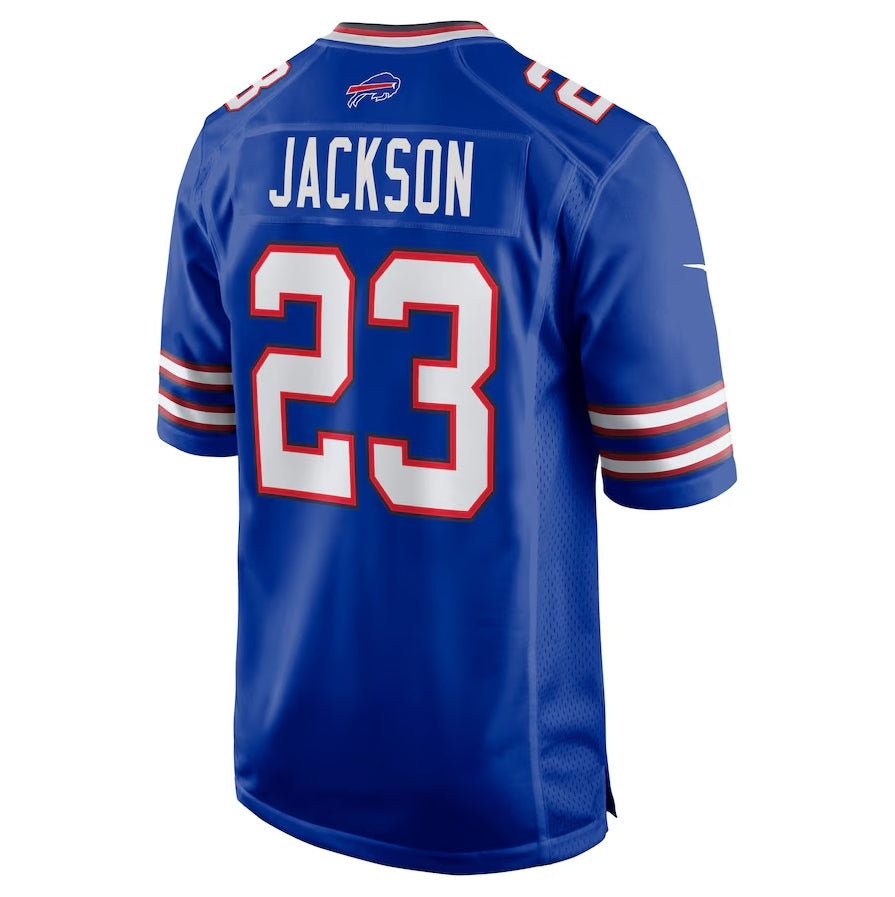 B.Bills #23 Dane Jackson Royal Team Game American Football Jerseys - Main View
