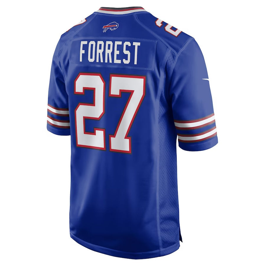 B.Bills #27 Darrick Forrest Royal Team Game American Football Jerseys - Main View