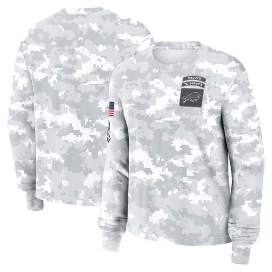 B.Bills 2024 Salute To Service Club Pullover Cheap sale Birthday and Christmas gifts Stitched American Football Jerseys - Main View