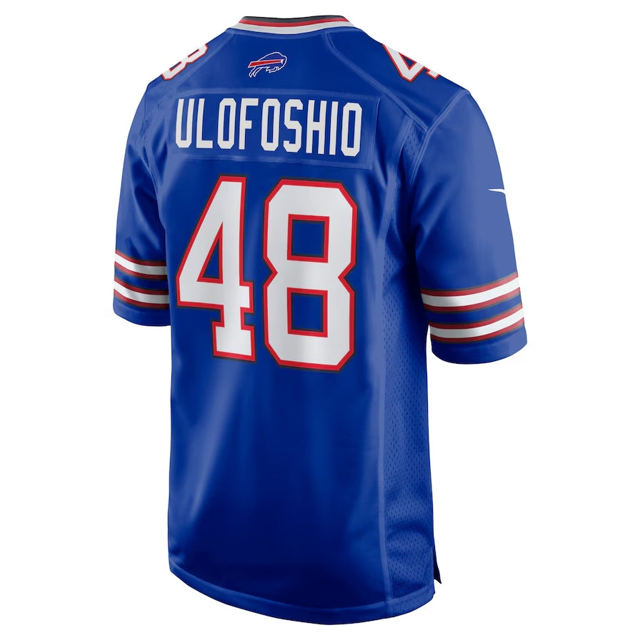 B.Bills #48 Edefuan Ulofoshio Game Jersey - Royal Football Jerseys - Main View
