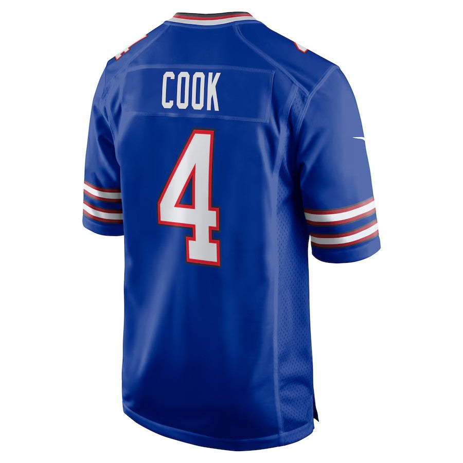 B.Bills #4 James Cook Royal Game Player Jersey American Stitched Football Jerseys - Main View