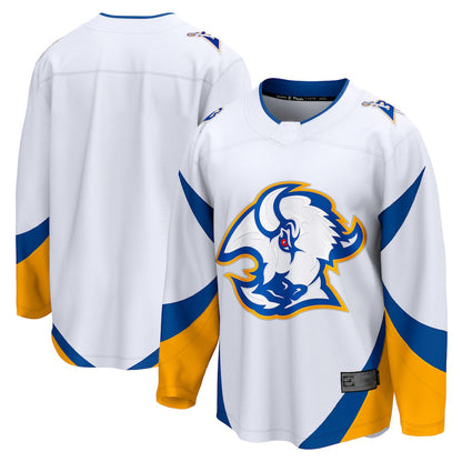B.Sabres Fanatics Branded Special Edition 2.0 Breakaway Blank Jersey  White Stitched American Hockey Jerseys - Main View