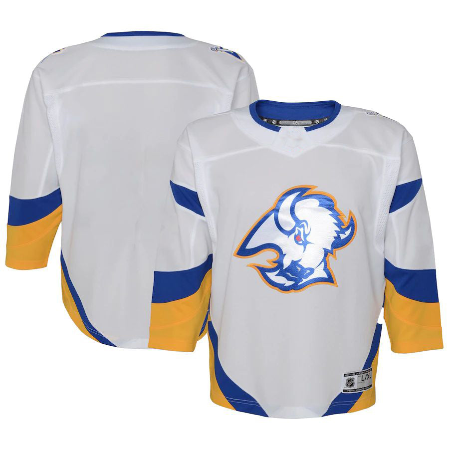 B.Sabres Special Edition 2.0 Premier Blank Jersey White Stitched American Hockey Jerseys - Main View