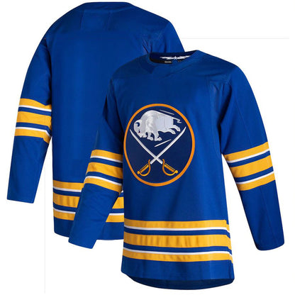 B.Sabres 2020-21 Home Authentic Jersey Royal Stitched American Hockey Jerseys - Main View
